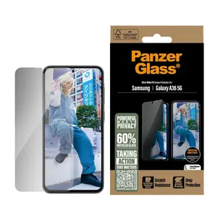 Produktfoto för PanzerGlass Privacy Screen Protector Samsung Galaxy A36 5G | Ultra-Wide Fit