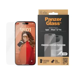 Produktfoto för PanzerGlass™ | Skärmskydd - Classic-Fit | Apple iPhone 15 Pro