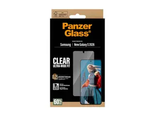 Produktfoto för PanzerGlass - Skärmskydd för mobiltelefon - ultrabred passning med EasyAligner - glas - klar - för Samsung Galaxy S26