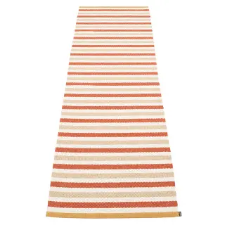 Produktfoto för Pappelina Teo matta 70 cm x 240 cm, brick/beige/vanilla