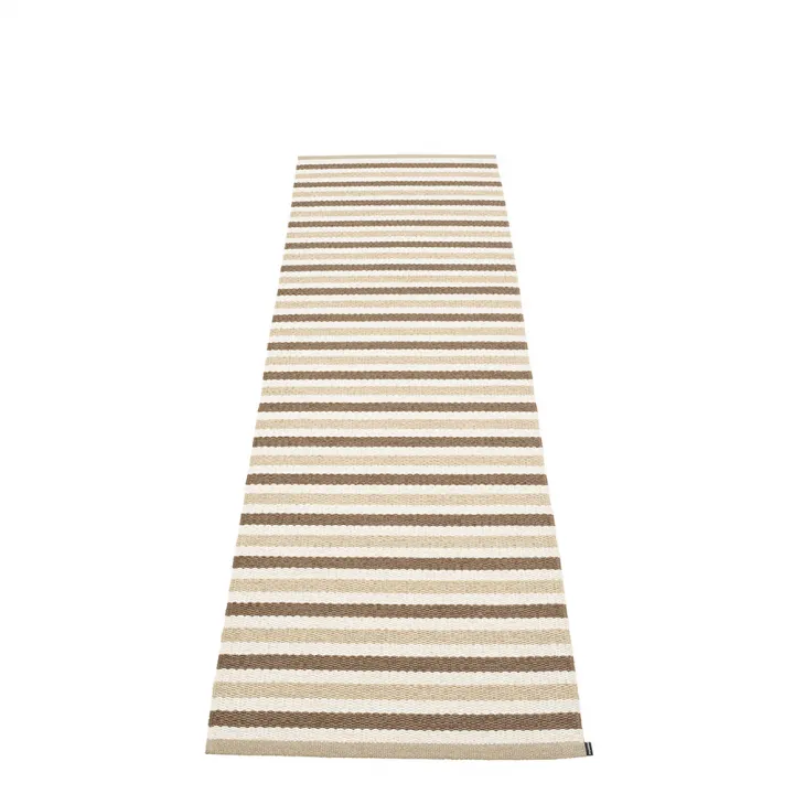 Alternativ bild 0 för Pappelina Teo matta 70 cm x 300 cm, brown/beige/vanilla