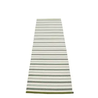 Produktfoto för Pappelina Teo matta 70 cm x 300 cm, sage/army/vanilla