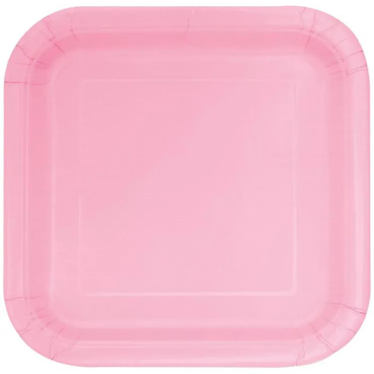 Alternativ bild 0 för Pappersassiette Ljusrosa 18cm 16-pack