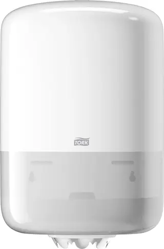 Produktfoto för PAPPERSDISPENSER TORK M2 CENTRUMMATAD VIT 559000 | Beijerbygg Byggmaterial