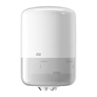 Produktfoto för PAPPERSDISPENSER TORK M2 CENTRUMMATAD VIT 559000 | Beijerbygg Byggmaterial