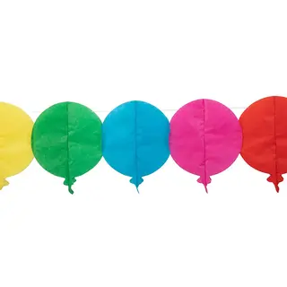 Produktfoto för Pappersgirlang Ballonger 6m