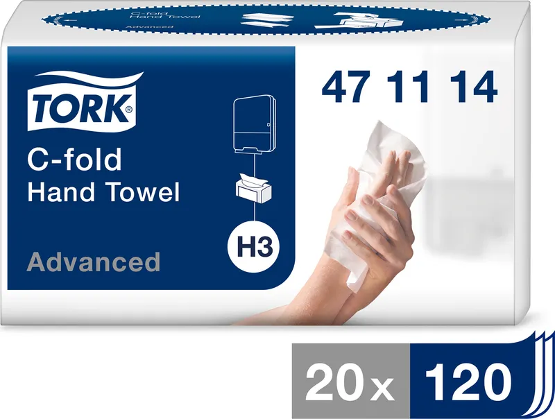 Alternativ bild 0 för PAPPERSHANDDUK C-FOLDH3 471114 20FRP/BAL (120PAPPERSARK/FRP) | Beijerbygg Byggmaterial
