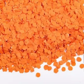 Produktfoto för Papperskonfetti orange 100 gram