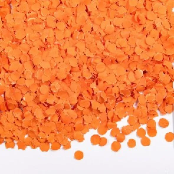 Alternativ bild 0 för Papperskonfetti orange 100 gram