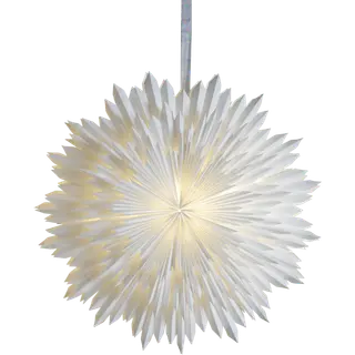 Produktfoto för Pappersstjärna Ice 70cm (Vit)