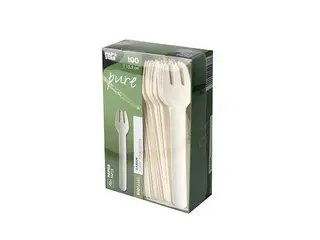 Produktfoto för PAPSTAR Bestick Gaffel Papper 15,5cm