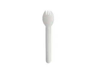 Produktfoto för PAPSTAR Sporks papper sked/gaffel 160mm