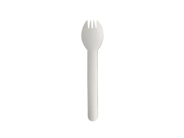 Alternativ bild 0 för PAPSTAR Sporks papper sked/gaffel 160mm