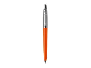 Produktfoto för Parker Jotter Originals-penna, orange lack, medium spets, blått bläck, bubbelförpackning