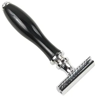 Produktfoto för Parker Shaving Parker 111B - Black Resin Handle 3 Piece Safety Ra