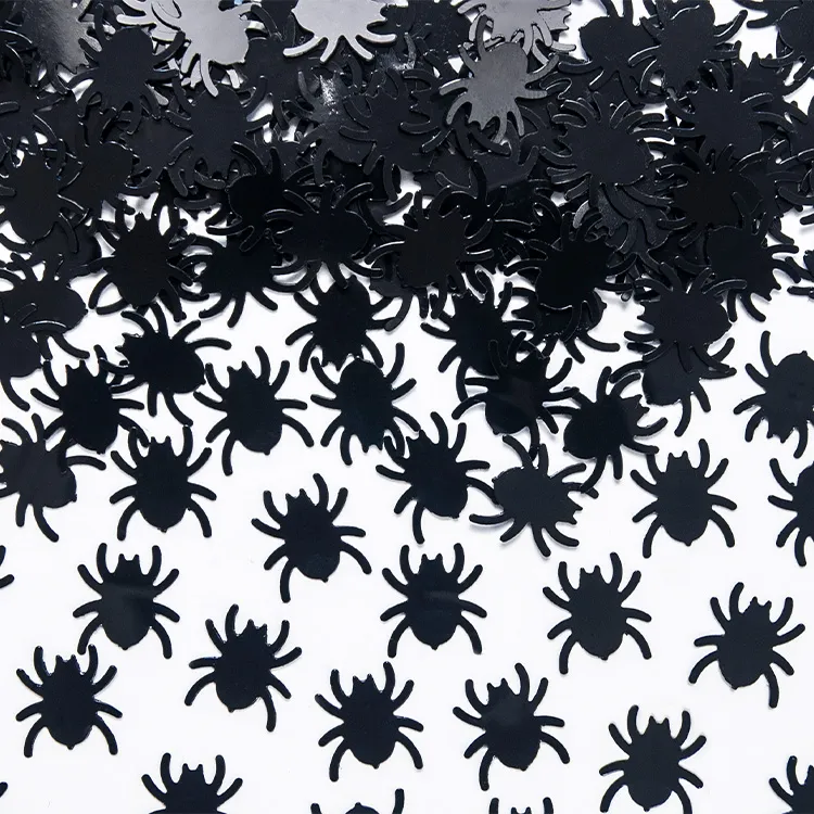 Alternativ bild 0 för PartyDeco KONS23, Lös konfetti, Svart, 1 färger, Djur, Spider, Halloween