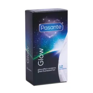 Produktfoto för Pasante Glow: Kondomer, 12-pack