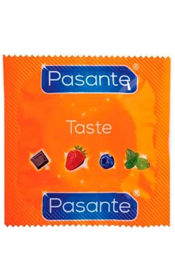 Alternativ bild 0 för Pasante Strawberry Flavour Condome - 1 styck