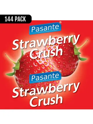 Produktfoto för Pasante Strawberry Flavour Condome - 1 styck