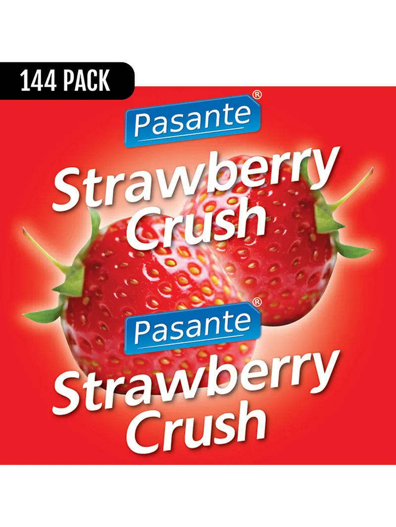 Alternativ bild 0 för Pasante Strawberry Flavour Condome - 1 styck