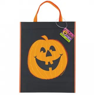 Produktfoto för Påse Halloween glad pumpa