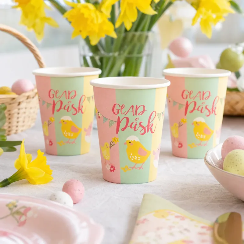Bild 4 för Påsk Kyckling Pappersmugg 8-pack