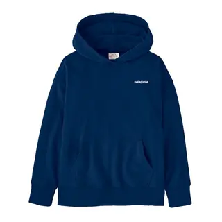 Produktfoto för Patagonia K's Hoody Sweatshirt P-6 Logo: New Navy