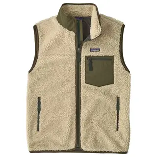 Produktfoto för Patagonia M's Classic Retro-X Vest Dark Natural W/Basin Green - XL