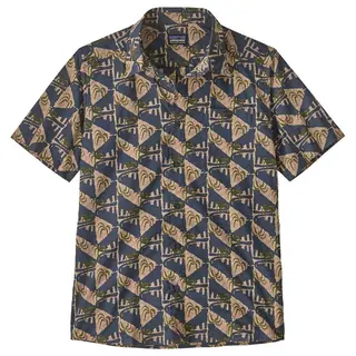 Produktfoto för Patagonia M's Go To Shirt Jaguar Geo: Dolomite Blue - M
