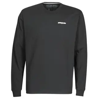 Produktfoto för Patagonia M's L/S P-6 Logo Responsibili-Tee Black