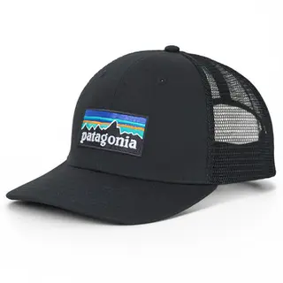 Produktfoto för Patagonia P-6 Logo Trucker Hat Black
