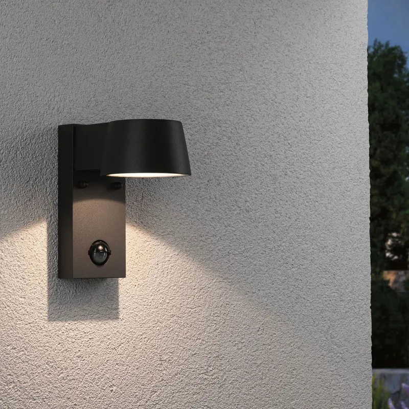 Bild 2 för Paulmann - Capea Utomhus Vägglampa w/Sensor Alu/Anthracite Paulmann