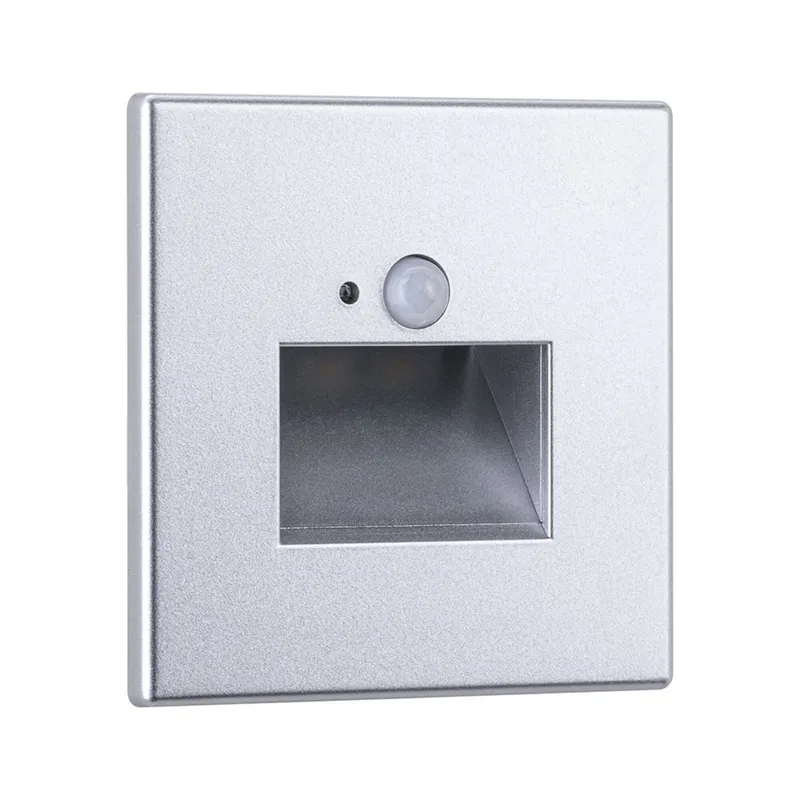 Bild 1 för Paulmann - Edge Quadro LED Inbyggdsvägglampa Square Matt Krom