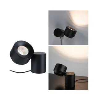 Produktfoto för Paulmann - Puric Pane Bordslampa S 3-step Black Paulmann