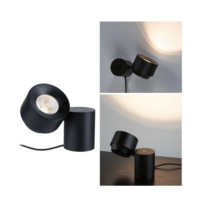 Bild 1 för Paulmann - Puric Pane Bordslampa S 3-step Black Paulmann