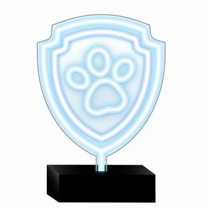 Alternativ bild 0 för Paw Patrol LED Neon Light PAW på Stativ