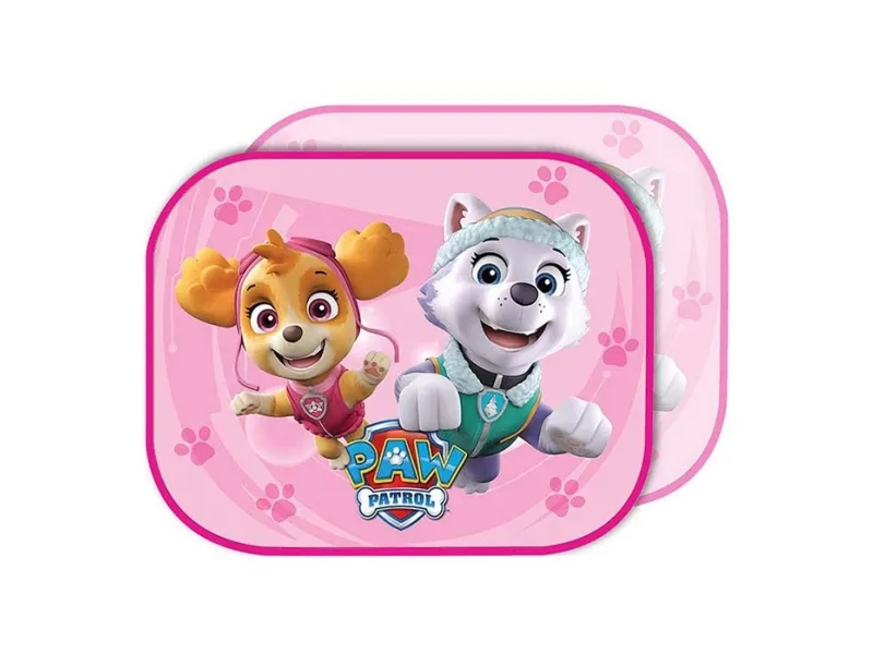 Alternativ bild 0 för Paw Patrol solskydd för bilen rosa, 2-pack