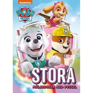 Produktfoto för Paw Patrol Stora målarboken med pyssel