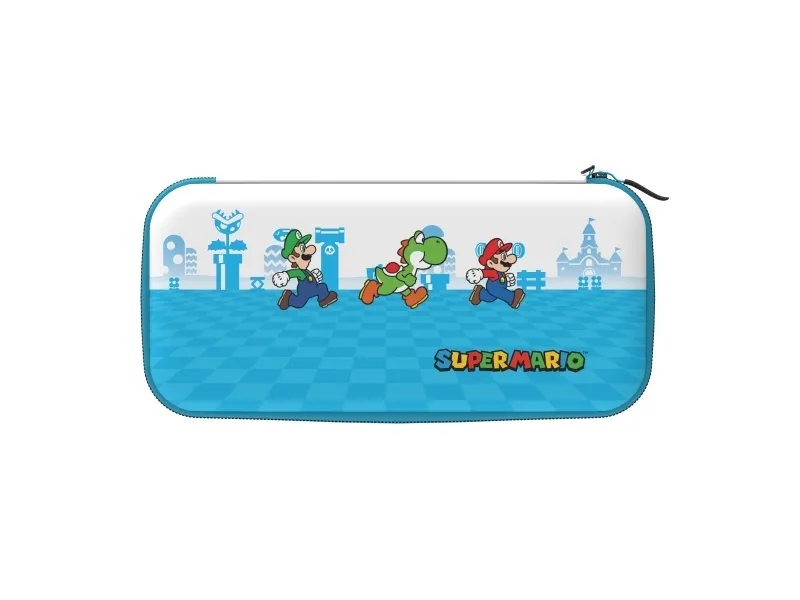 Alternativ bild 0 för PDP 500-218-MRES, Hårt fodral, Nintendo, Blå, Vit, Nintendo Switch, Nintendo Switch Lite, Nintendo Switch OLED, Fallsäker, Reptålig, Dragkedja