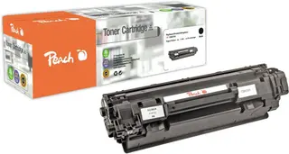 Produktfoto för Peach-lasertoner som passar till CB435A No 35A Lasertoner svart för HP