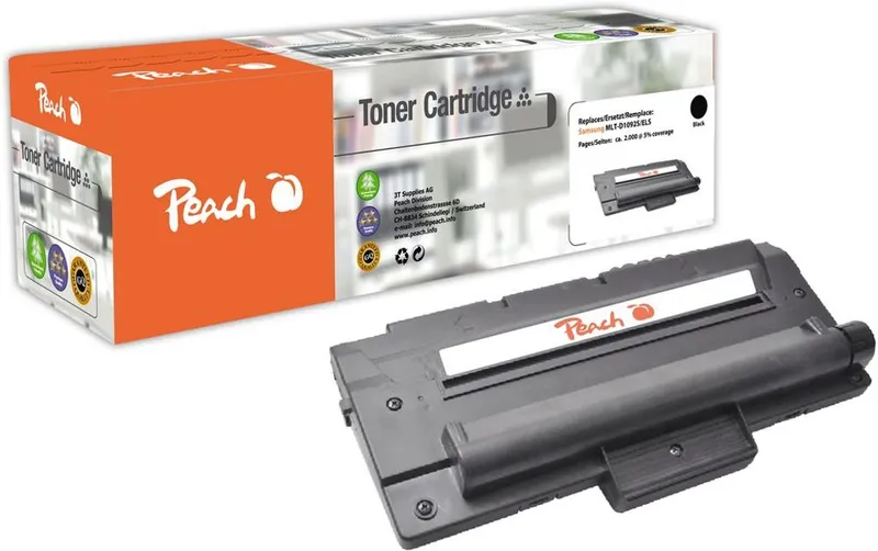 Alternativ bild 0 för Peach-lasertoner som passar till MLT-D1092S/ELS Lasertoner svart för Samsung
