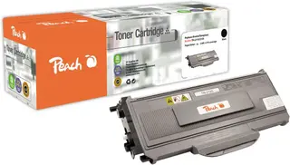 Produktfoto för Peach-lasertoner som passar till TN-2110/2120 Lasertoner svart för Brother