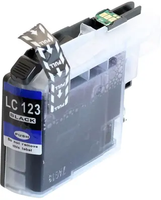 Produktfoto för Peach - XL - black - ink cartridge (alternative for: Brother LC123) - Bläckpatron Svart