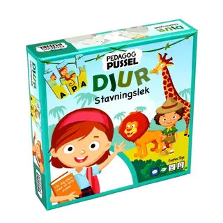 Produktfoto för Pedagog Pussel Djur Stavningslek