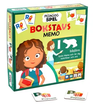 Produktfoto för Pedagog Spel Bokstavsmemo