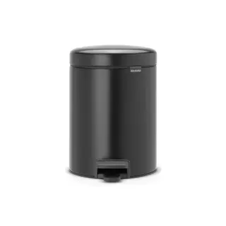 Produktfoto för Pedalspand Brabantia Newlcon 5 ltr. stål mat sort