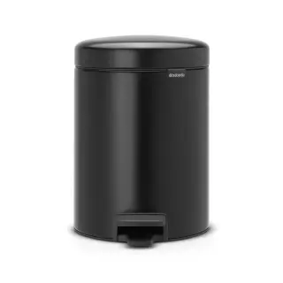 Produktfoto för Pedalspand Brabantia Newlcon 5 ltr. stål mat sort