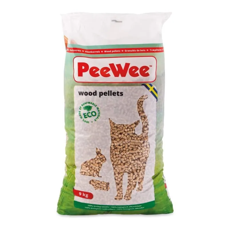 Alternativ bild 0 för PeeWee Träpellets (14 L/9 kg)