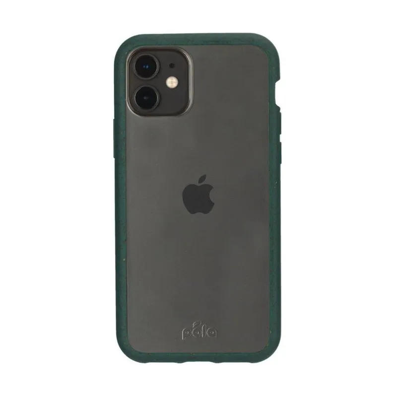 Alternativ bild 0 för Pela Case Pela Clear - Eco-Friendly iPhone 11 case - Green