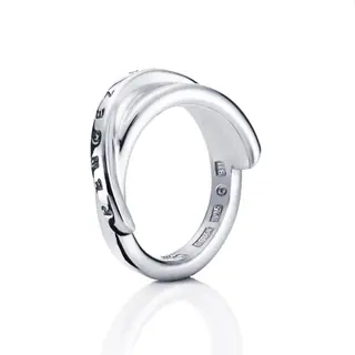 Produktfoto för Pencez De Moy Edge Ring Silver 15.00 mm